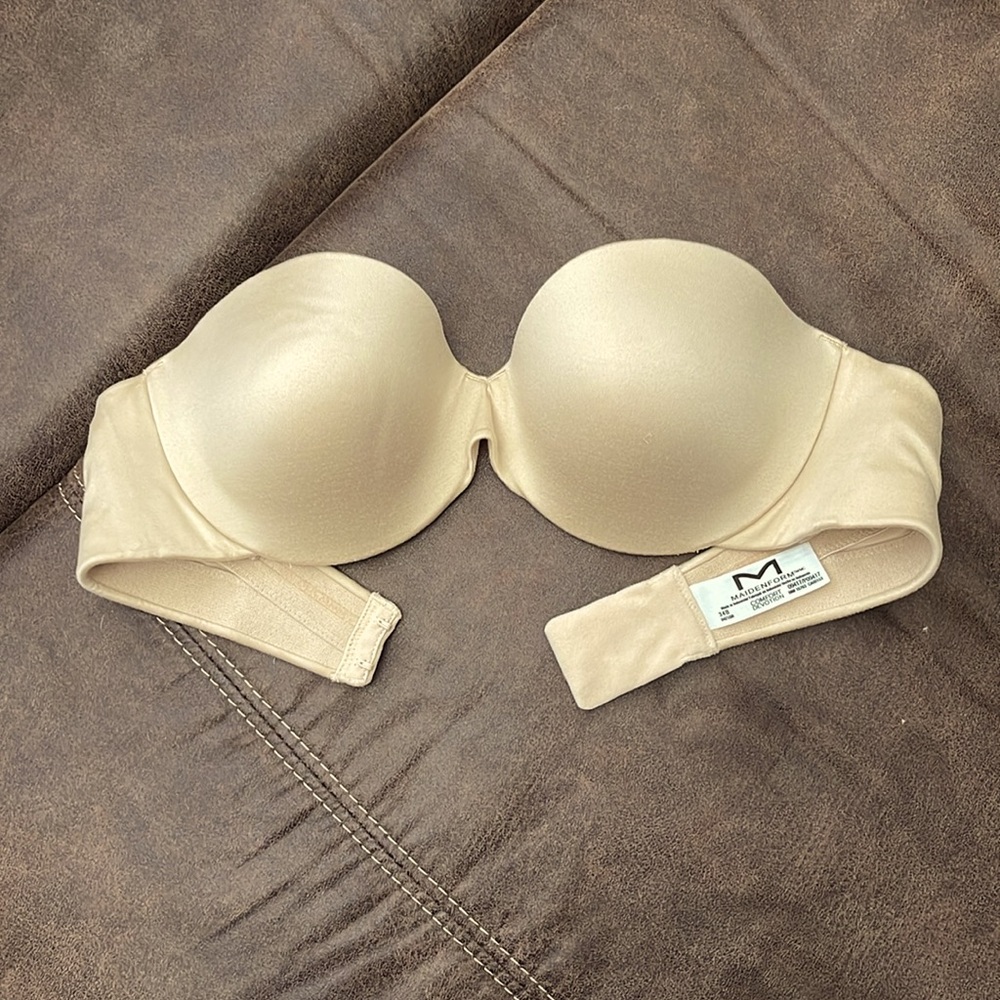 Maidenform Strapless Underwire Nude 34B Lift Bra